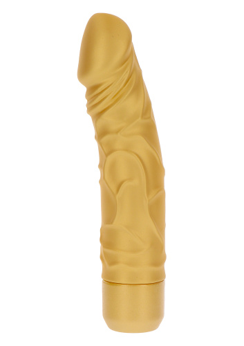 Toy Joy - Gold Dicker Original Vibrator - Вибратор, 20х4,4 см
