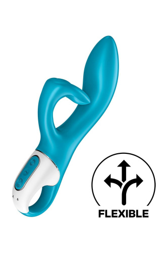 Satisfyer Embrace me - Вибратор кролик, 21.2х4.6 (бирюзовый)