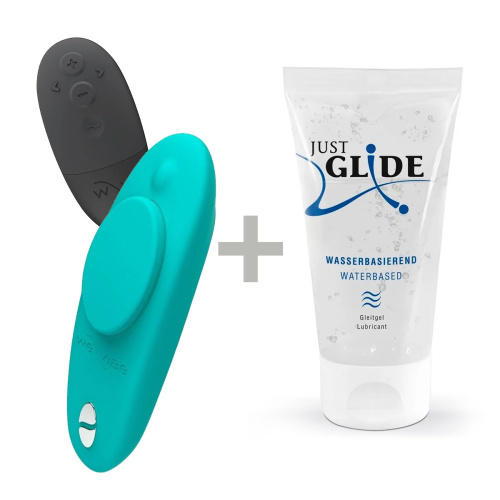 Вибратор в трусики We-Vibe Moxie+  + Лубрикант 50 мл