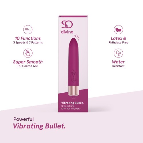 So Divine Afternoon Delight мощная вибропуля, 9 см