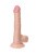 Toyfa Realstick Nude - Реалистичный вибратор с выносным пультом на проводе, 22х3.8 см