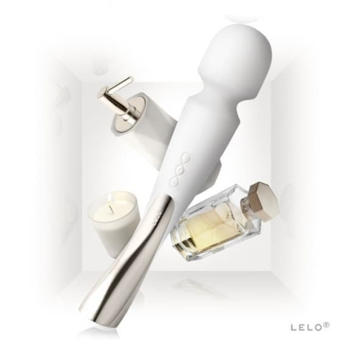 Lelo Smart Wand - Профессиональный большой массажер, 30х6 см (слоновая кость)