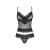 Obsessive Ivannes top & thong - Комплект эротического белья: топ и трусики, 2XL/3XL (чёрный) Obsessive Ivannes top & thong - Комплект эротического белья: топ и трусики, 2XL/3XL (чёрный)