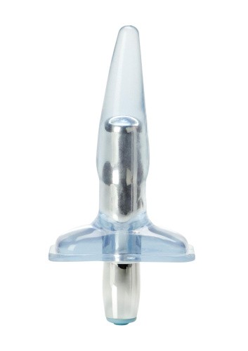CalExotic High Intensity Probe - Анальная пробка с вибрацией, 9,5х2,5 см (голубой)