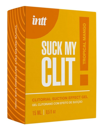 Смоктайзер (гель с эффектом посасывания) для клитора Intt Suck My Clit Tropical Mango, 15 мл