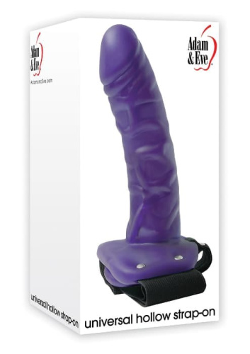 Фаллопротез Evolved Hollow Strap-on W Dildo Purple, 15.2х2,5 см