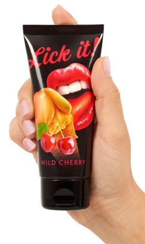 Lick It! Wild Cherry - Оральний лубрикант, 100 мл  (вишня)