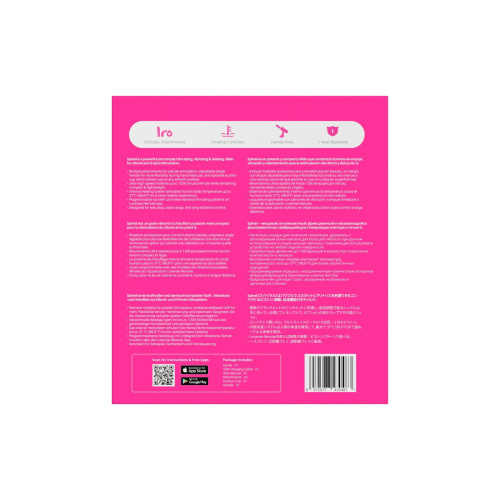 Смарт-мини секс-машина Lovense Spinel с 3 насадками