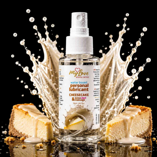 2в1 лубрикант и массажный гель - MyLove Aroma Series Intim&Massage Cheesecake, 50 мл