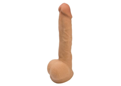 Фаллоимитатор CyberSkin® Cyber Cock with Balls, 19,5х4,1 см (телесный)