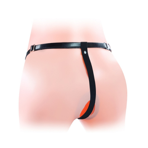 Страпон с вибрацией для мужчин LoveToy Unisex Hollow Strap On, 19 см