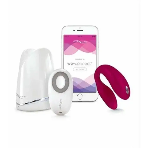We-Vibe Sync couples - Вибратор для пар анатомический, 7,5х3,14 см