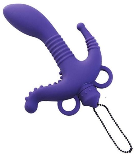 3 Way Vibrating Silicone Stimulator - стимулятор 17.7х3.3 см.