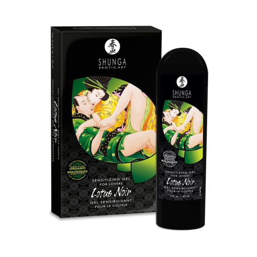 Shunga Lotus Noir – збуджуючий гель для пар, 60 мл. - купити в Києві, Україні