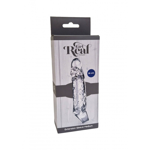 Удлиняющая насадка на пенис Get Real Extension Sleeve Medium