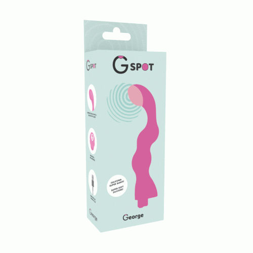 G-SPOT GEORGE - Вібратор для зони G, 17 см (рожевий) - купити в Києві, Україні