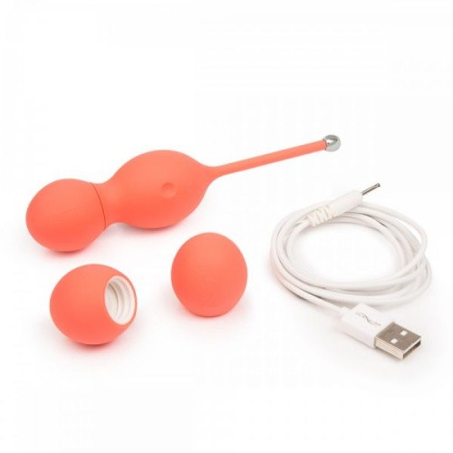 We-Vibe Bloom + Лубрикант 50 мл - тренажер для интимных мышц, 9х3.3 см (розовый)