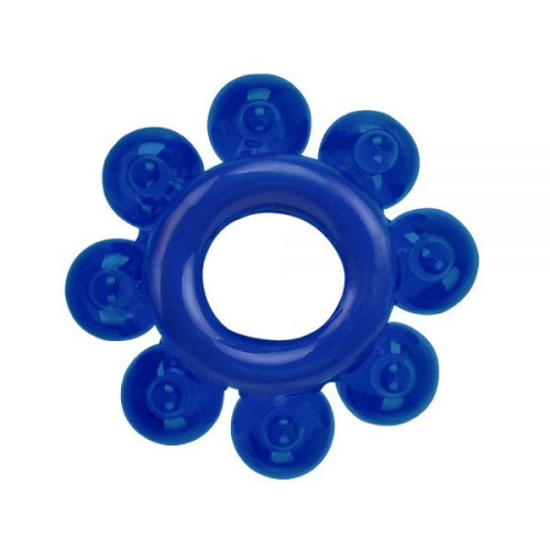 Get Lock Cock Rings Set Blue - Набор эрекционных колец 4 шт, 3 см (синий)