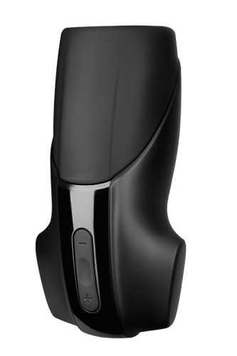 Satisfyer Men Vibration - супер-мастурбатор з вібрацією, 16х8 см (чорний) - купити в Києві, Україні