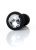 Анальная пробка с камнем B-Series Jewellery Silicone Black Plug, L Анальная пробка с камнем B-Series Jewellery Silicone Black Plug, L