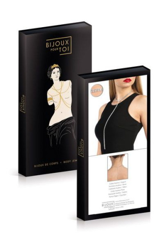 Bijoux Pour Toi Audrey Silver - колье со стразами, (серебристый)