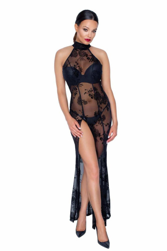 Длинное сетчатое платье Noir Handmade F239, L