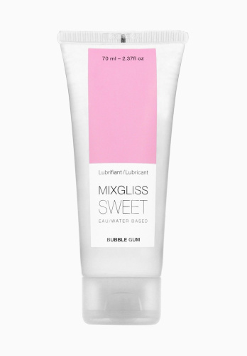 MixGliss Sweet Bubble Gum - Лубрикант на водной основе, 70 мл.