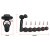Pretty Love Hercules Vibro Penis Sheath III Black - Насадка для анального секса с вибрацией, 15.3х2.5 см