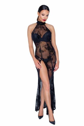 Длинное сетчатое платье Noir Handmade F239, 3XL