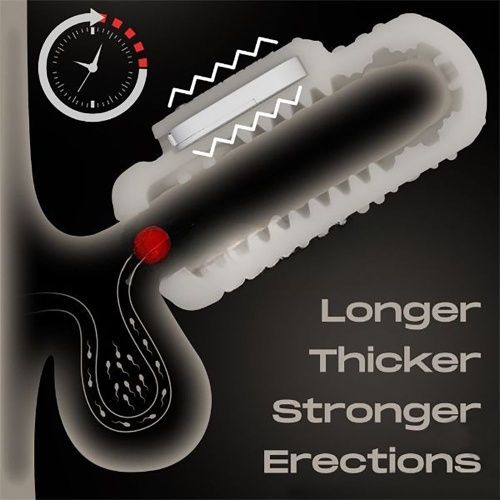 Мастурбатор LoveToy Knights Ring Vibrating Dual Purpose Sleeve-Drip