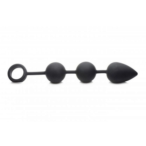 Tom of Finland Weighted Anal Ball Beads - огромные анальные шарики, 31.5х5.7 см