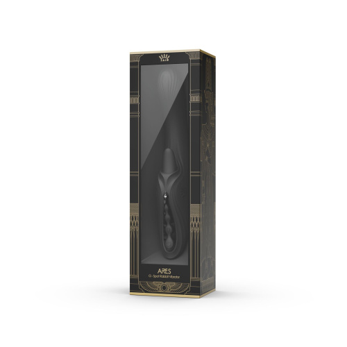 Вибратор-кролик со смарт управлением Zalo Ares Obsidian Black