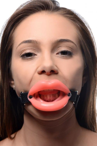 Master Series Sissy Mouth Gag - Расширитель рта в форме пышных губ