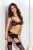 Passion Exclusive Haya Set - Комплект белья: бюстгальтер, стринги и пояс для чулок, XXL/XXXL (чёрный) Passion Exclusive Haya Set - Комплект белья: бюстгальтер, стринги и пояс для чулок, XXL/XXXL (чёрный)