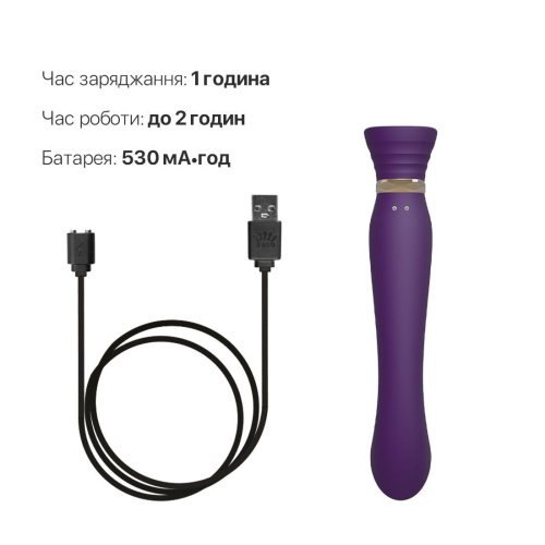 Смарт вибратор Zalo Queen Set Twilight 3в1