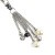 Art of Sex - Nipple clamps Tenero Amore - Зажимы для сосков с бусинками на цепочках Art of Sex - Nipple clamps Tenero Amore - Зажимы для сосков с бусинками на цепочках