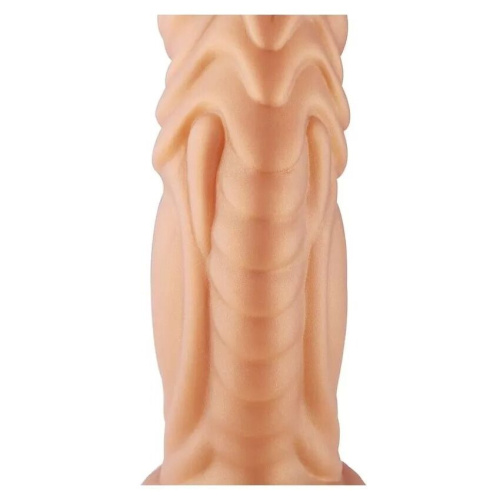 Фаллоимитатор для секс-машин Hismith Slightly Curved Silicone Dildo Monster Series,KlicLok