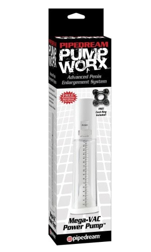 Pipedream Pump Worx Mega Vac Power - Автоматическая помпа с эффектом минета, 17.5х6 см
