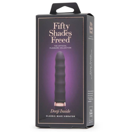 Fifty Shades Freed Deep Inside - Классический волнистый вибратор, 16.5х4 см