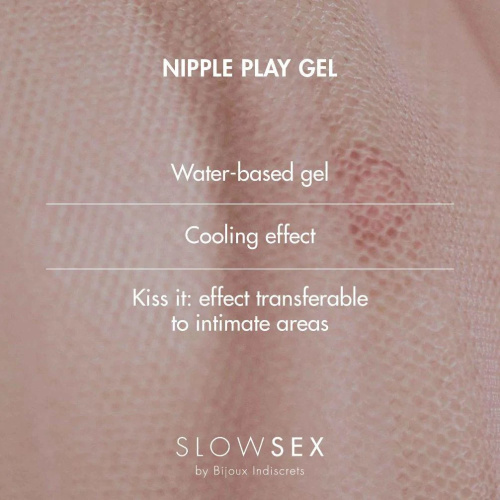 Bijoux Indiscrets Slow Sex - Nipple play gel - Бальзам для сосков, 10 мл