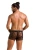 Passion - 032 SHORT JAMES black - Сексуальные полупрозрачные трусы, XXL/XXXL