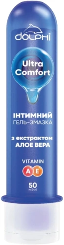 Dolphi Ultra Comfort - Увлажняющая гель-смазка, 50 мл