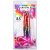 Фаллоимитатор Doc Johnson Crystal Jellies Rainbow 8.5 Inch, 21,6 см