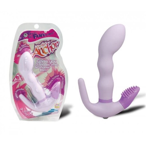 Nmc Perfect Anchor - Вибратор для тройной стимуляции, (сиреневый), 15х3 см
