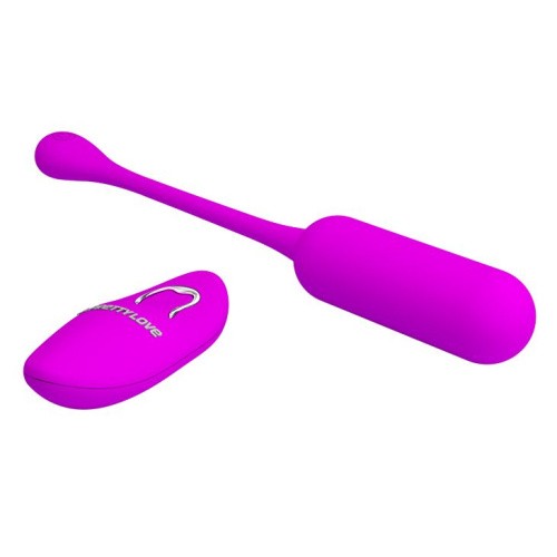 Pretty Love Lechies Wireless Egg Purple - виброяйцо с дистанционным пультом управления, 7.2х2,4 см (фиолетовый)