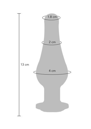 Toy Joy Large Twilight Bum Bijou - Анальна пробка, 9.5х4 см - купити в Києві, Україні