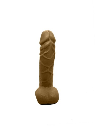 Чистий Кайф Brown size S - Крафтове мило-член із присоскою, 12х2,6 см (коричневий) - купити в Києві, Україні