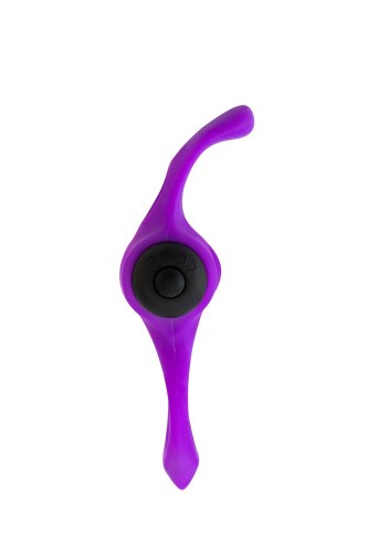 Adrien Lastic Lingus MAX Violet эрекционное виброкольцо  с язычком для стимуляции клитора, 9.5х3 см