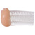 Topco Sales CyberSkin Ice Action-View Pussy and Ass Stroker - Мастурбатор вагина и анус, 16 см (прозрачный)