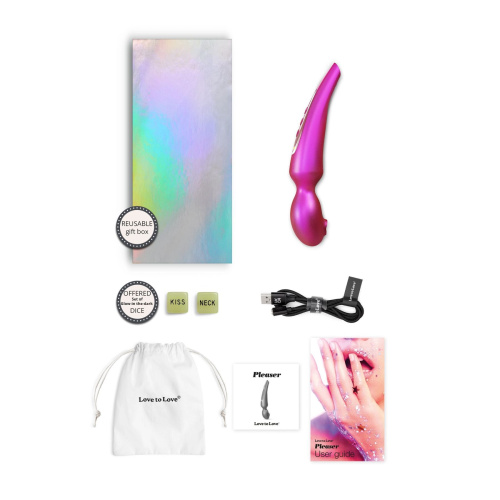 Стимулятор клитора Love To Love Pleaser Iridescent Berry